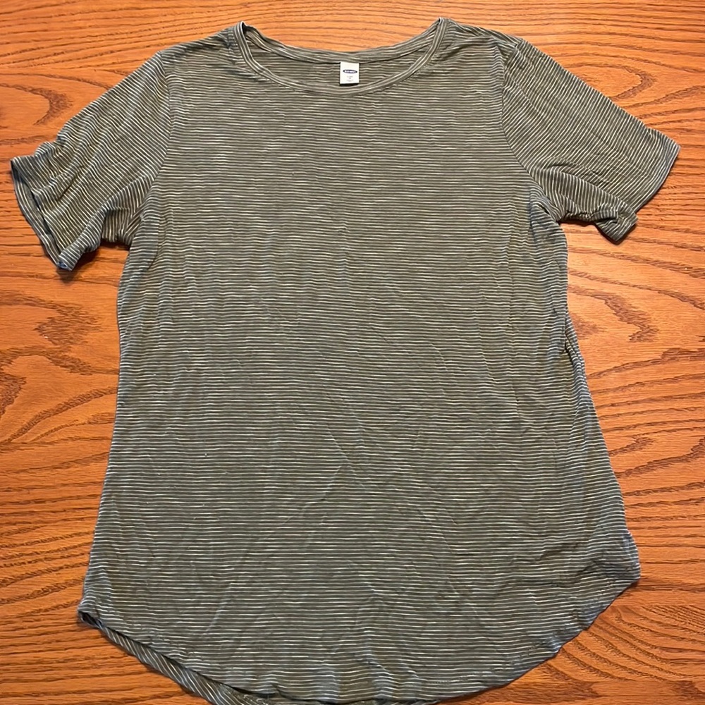 Green Curved Hem shirt from Old Navy